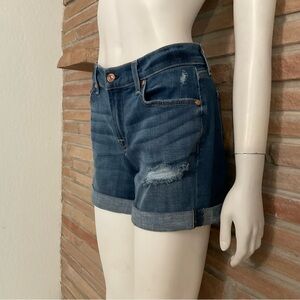 7 For All Mankind Roll Cuff Jeans Shorts 27